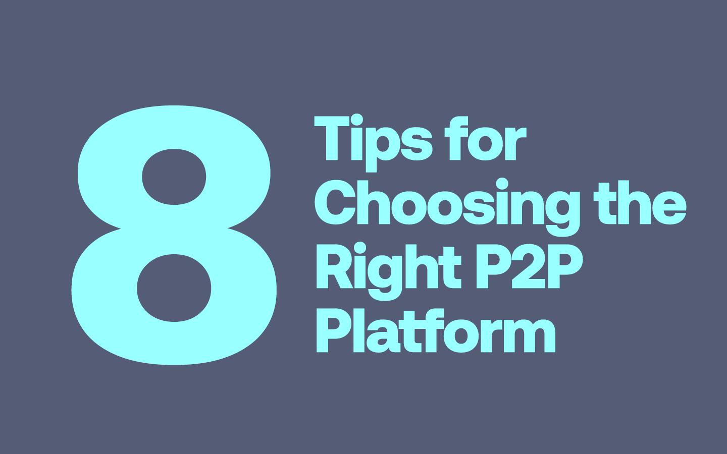 How to Choose First P2P Platform