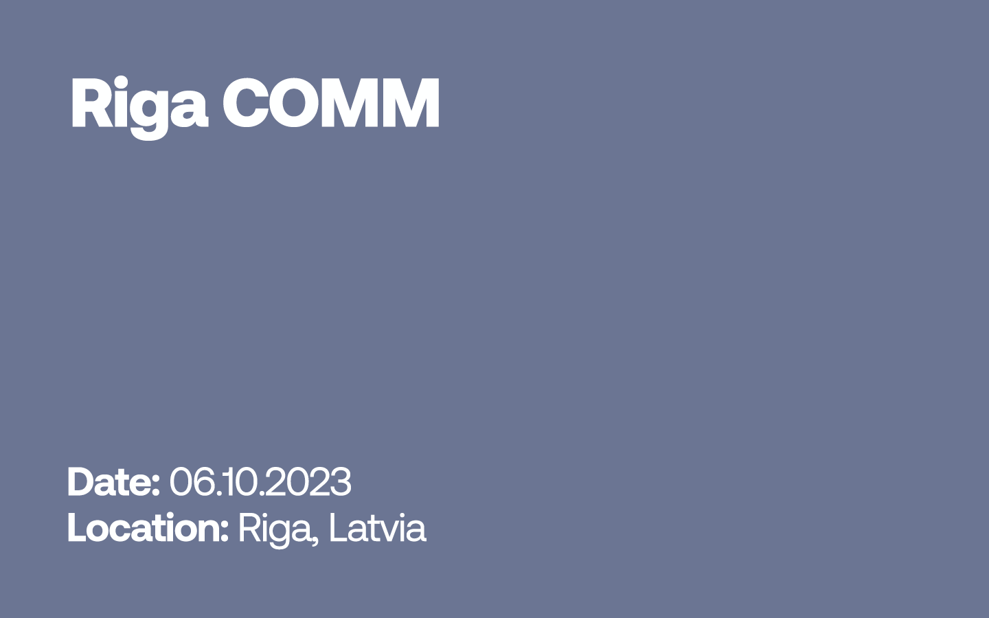 Indemo's Dainis Rupainis to Lead Discussions at Riga COMM 2023!