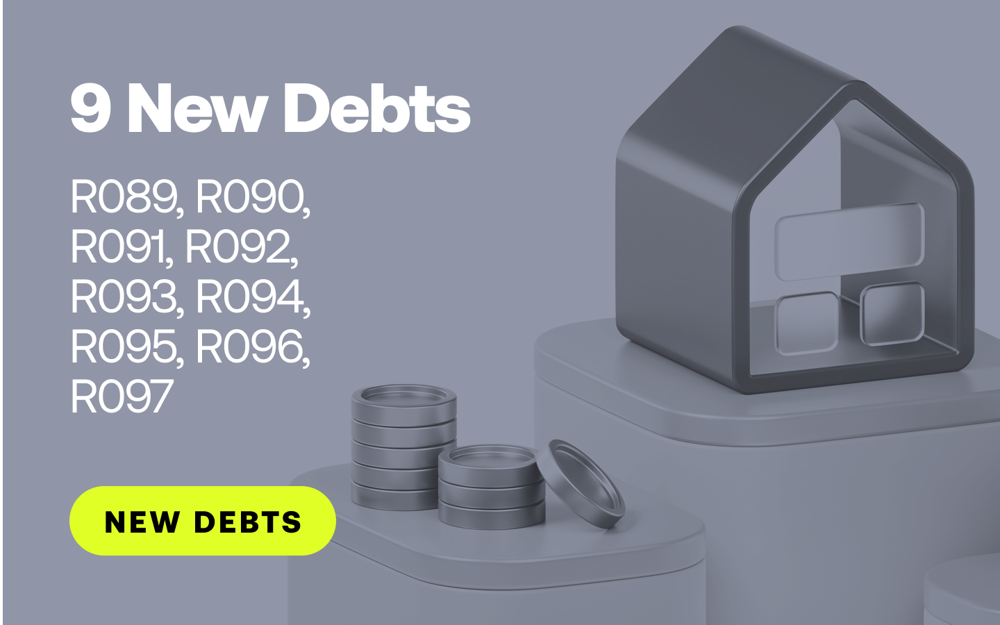 9 HOT new Debts Now Available on Indemo