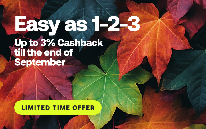 September's Easy Cashback