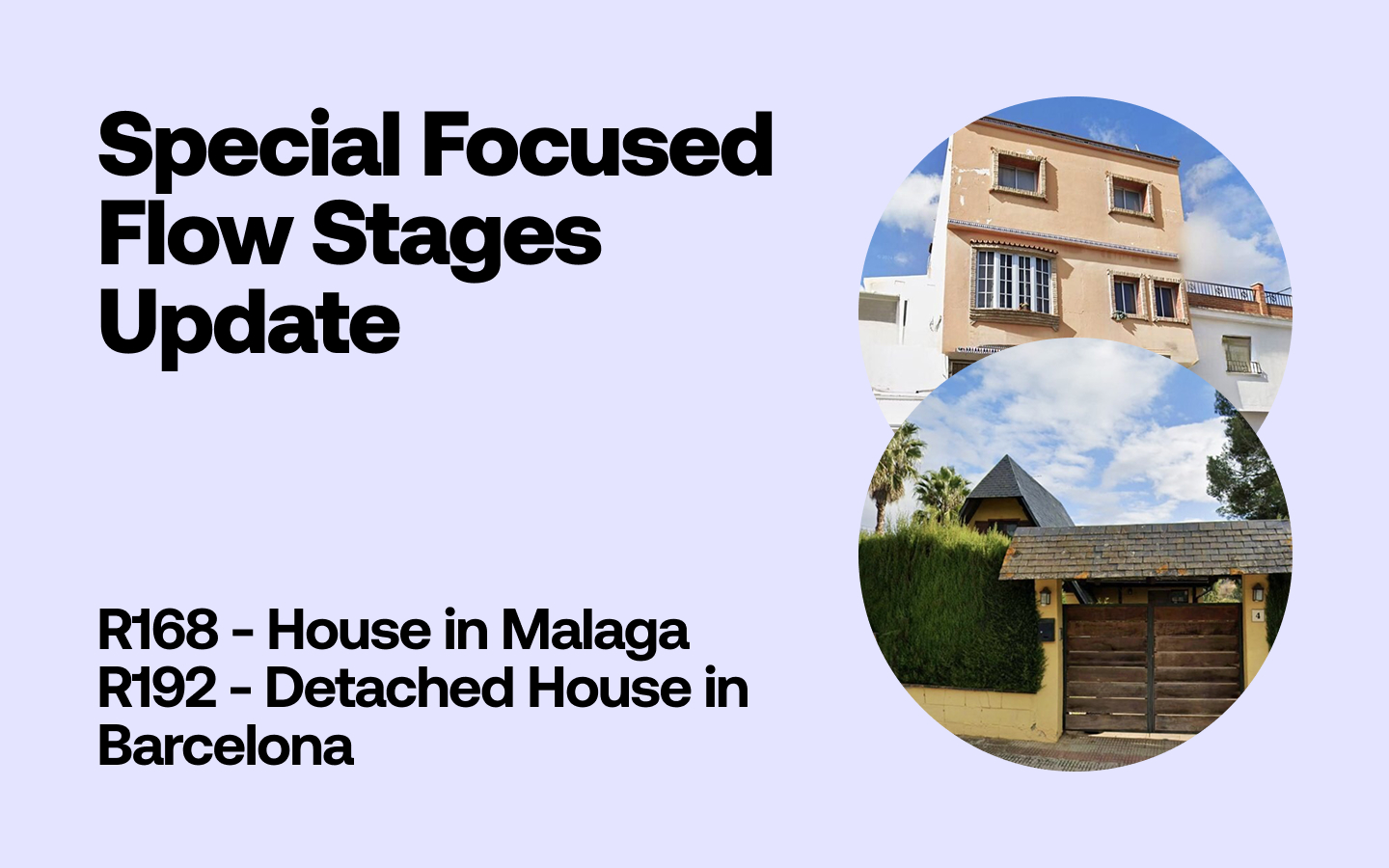 Special Focused Flow Stages Update - R192 & R168