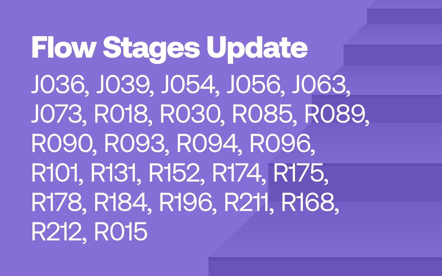 Indemo’s Twenty-Seven Flow Stage Updates