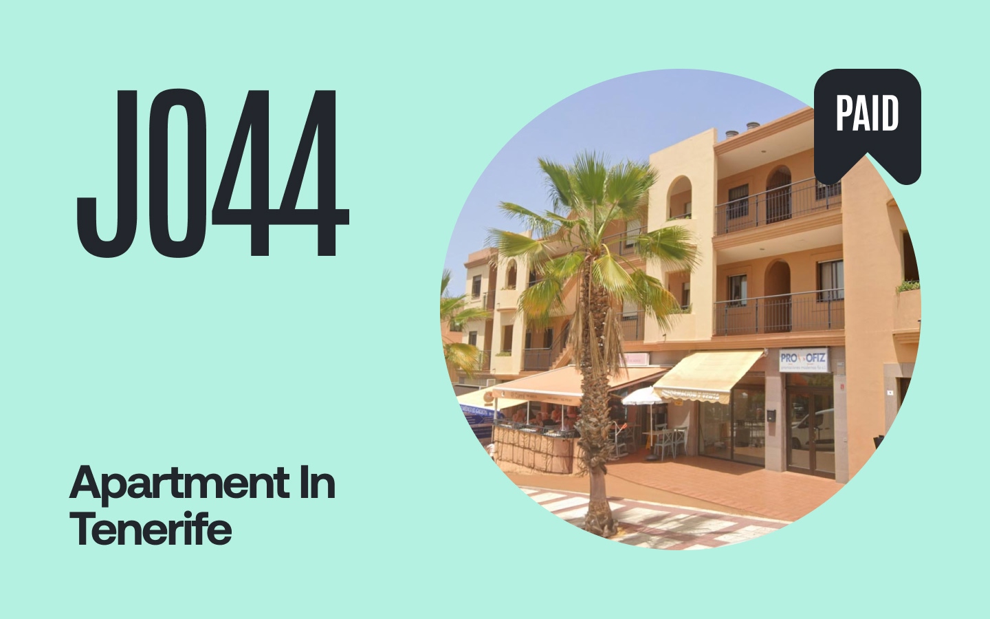 Repayment – J044: Apartment in Tenerife