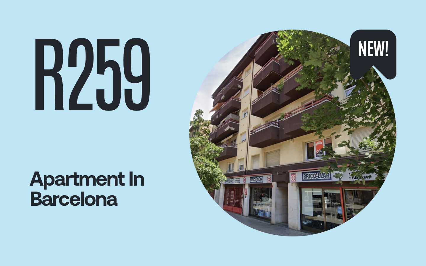 New Opportunity – R259: Apartment in Barcelona