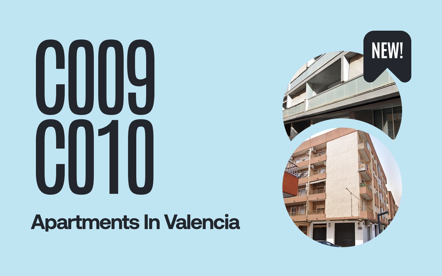 New Opportunities – C009, C010: Apartments in Valencia