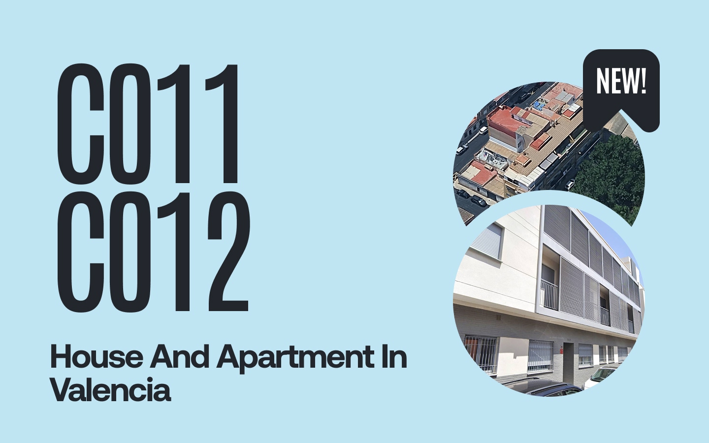 New Opportunities – C011, C012: House and Apartment in Valencia