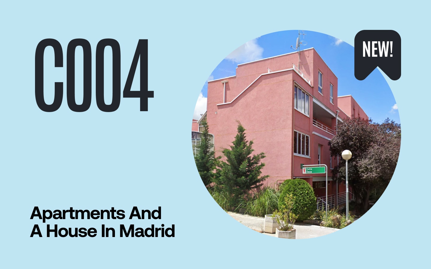 New Opportunity – C004: Apartments and a House in Madrid