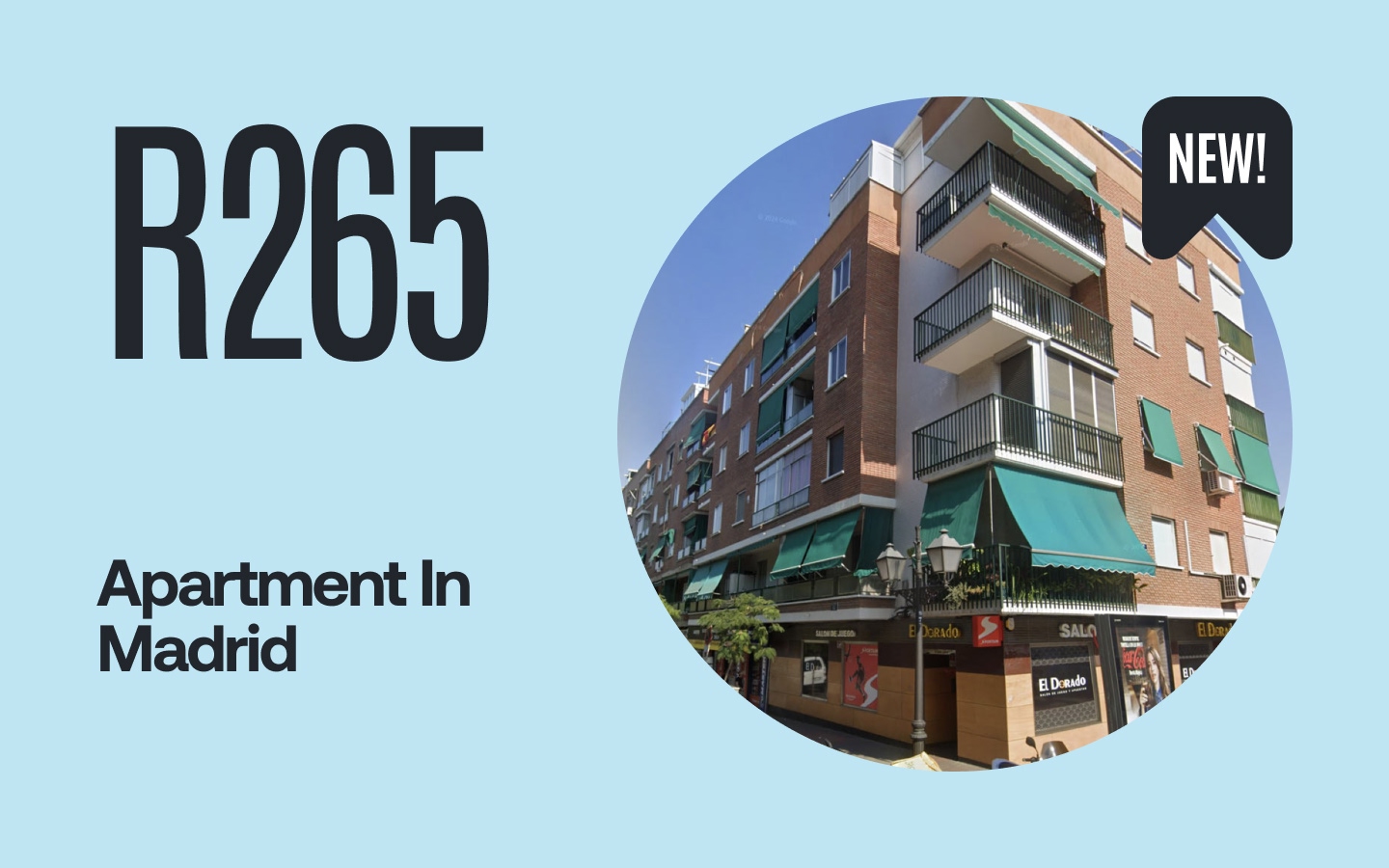 New Opportunity – R265: Apartment in Madrid