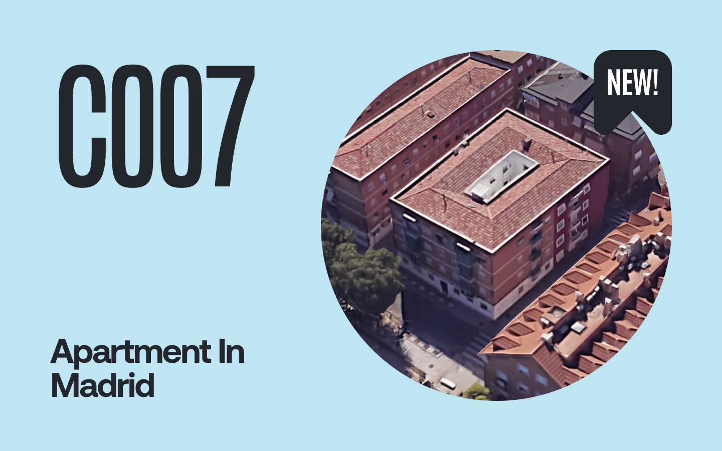 New Opportunity – C007: Apartment in Madrid